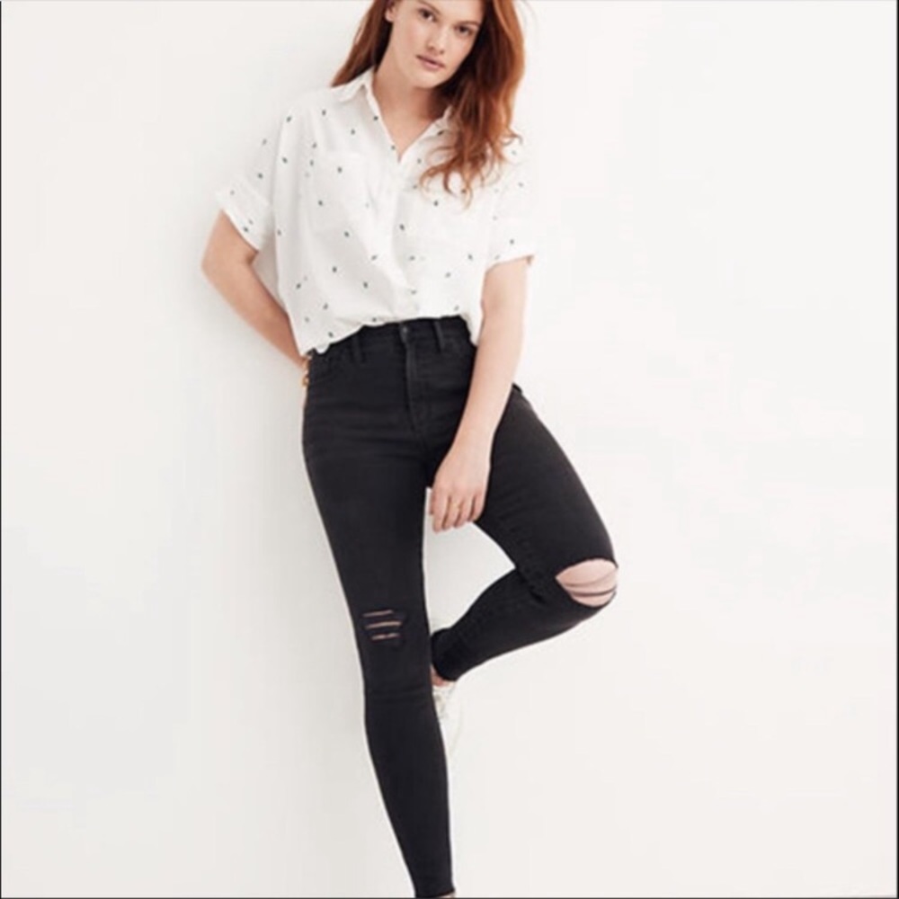 Madewell Black High Rise Women Jeans